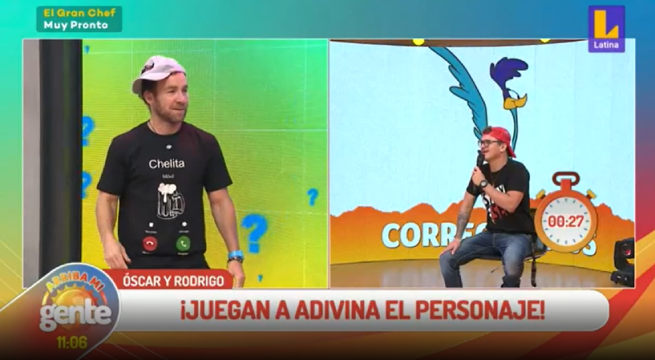 Óscar López Arias y Rodrigo Sánchez Patiño se enfrentaron en divertidos juegos