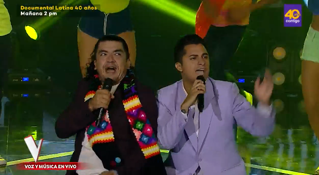 Luis Manuel y Mauricio Mesones brillaron al cantar “Muchacho provinciano”