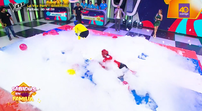 Sábados en Familia: Los Aguirre y los Durand se enfrentaron en ‘Glo-box’