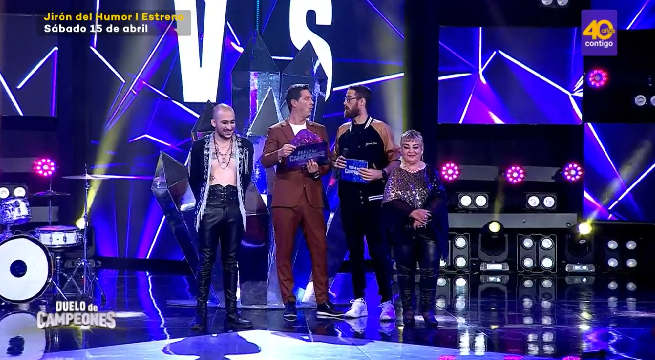 Ana María Rossi y Sebastián Mahli se enfrentaron aperturando la noche de Duelo de Campeones