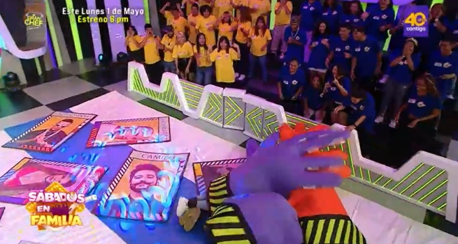 Sábados en Familia: Los Torres y los Canto jugaron 'Manitas Calientes'