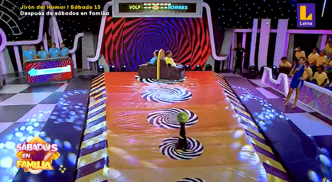 Sábados en Familia: Los Volf y los Torres compitieron en ‘Girados’ 