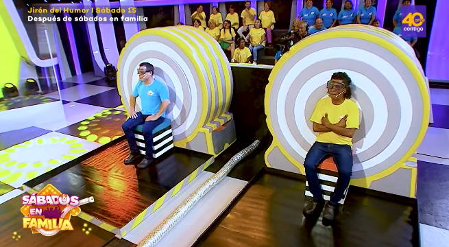 Sábados en Familia: Cachay y Pato Ovalle se midieron en ‘Cañones del saber’