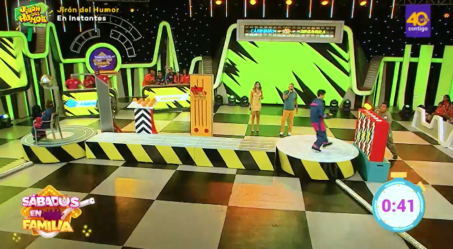 Sábados en Familia: Los Cárdenas y los Zegarra compitieron en ‘Enfócate’