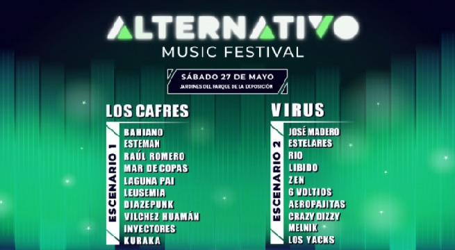 Alternativo Music Fest regresa con más de 12 horas de música en vivo