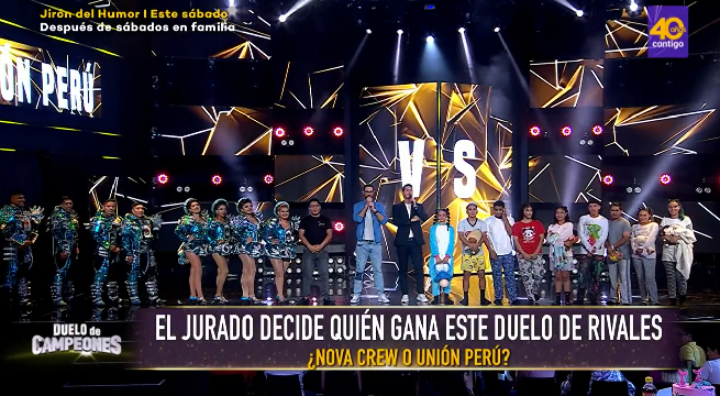 ‘Nova Crew’ VS ‘Unión Perú’ cerraron la noche de Duelo de Campeones