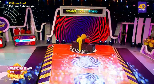 Sábados en Familia: Los Vidales y los Bosio se enfrentaron en ‘Girados’