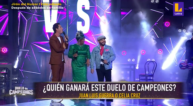 Imitadores de Juan Luis Guerra y Celia Cruz lo dieron todo en Duelo de Campeones