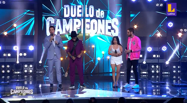 Yadira Sosa y Jeyko Atoche compitieron en la noche de Duelo de Campeones