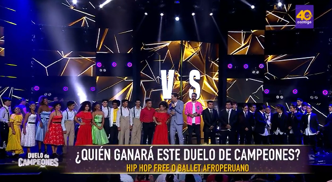 ‘Hip Hop Free’ VS ‘Ballet Afroperuano’ batallaron en Duelo de Campeones
