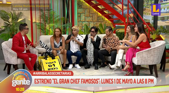 Artistas de “El Gran Chef Famosos” visitaron set de 