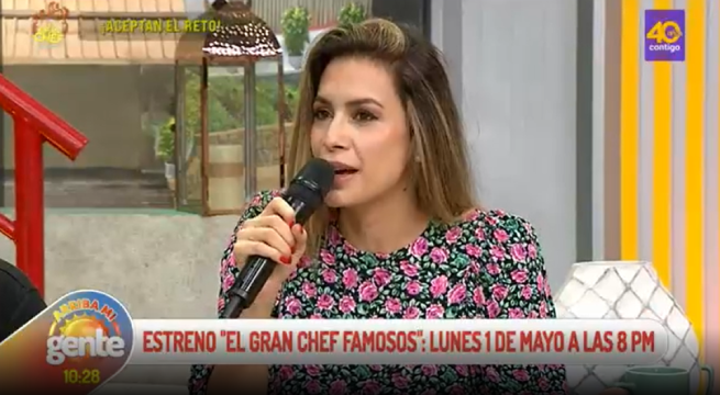 Milett Figueroa y los artistas de “El Gran Chef Famosos” visitaron set de 