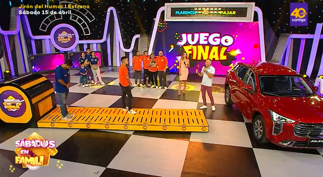 Sábados en Familia: Los Pajar y los Plasencia se enfrentaron por el auto cero kilómetros