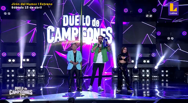 Imitadores de Danna Paola y Bryan Arámbulo aperturaron la noche de Duelo de Campeones