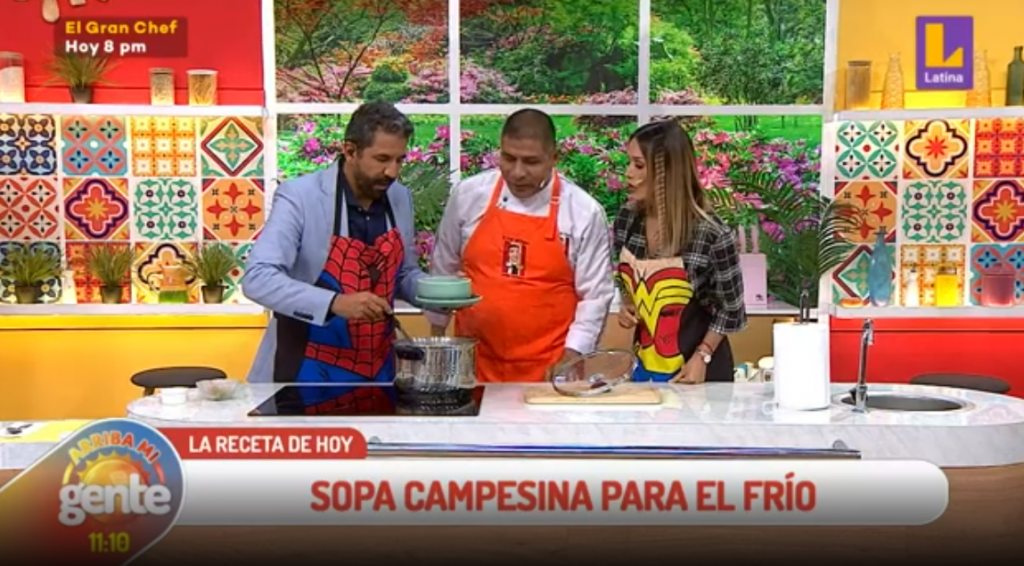 Carlos Colchado nos visitó en Arriba Mi Gente. jpg