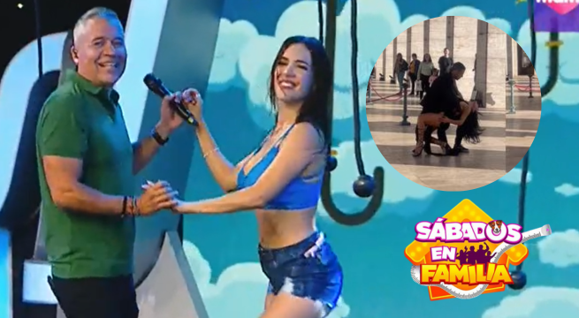 Sábados en Familia: Rosángela Espinoza y Mathías Brivio bailaron ‘Qué bonito’