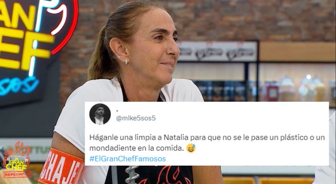 “Háganle una limpia”: Fans de Natalia Málaga enloquecen luego que jueces encontraran un mondadientes en su plato en ‘El Gran Chef Famosos’ 