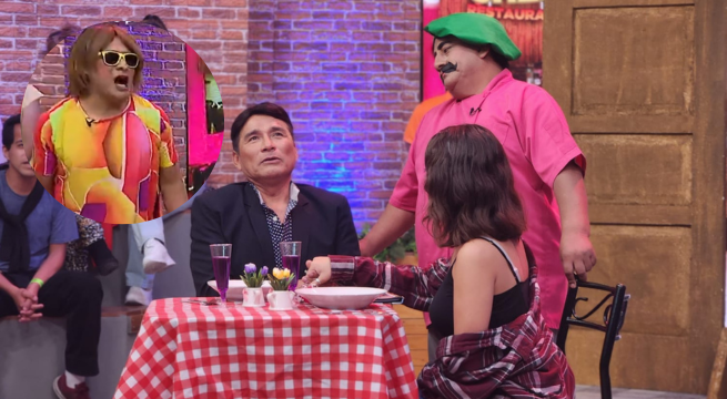 Jirón del Humor: 'Chino Risas' volvió a encarnar a 'La Bibi' en sketch de celos con Jhonny Carpincho