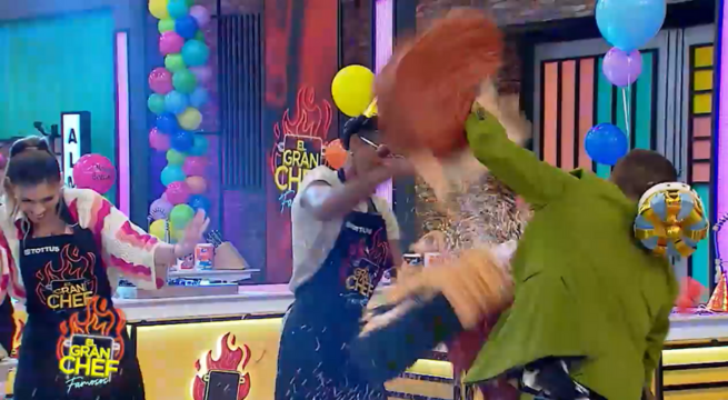 Punto para Perú: Leyla Chihuán se desquitó con piñata de Peláez en El Gran Chef Famosos