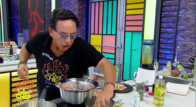 Un desastre: Ricardo Rondón sacó un huevo hirviendo de la olla para terminar a tiempo el plato