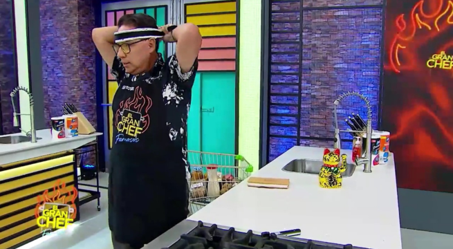 Rondón-San: Participante se convirtió en el Sr. Miyagi para preparar ocopa en El Gran Chef Famosos
