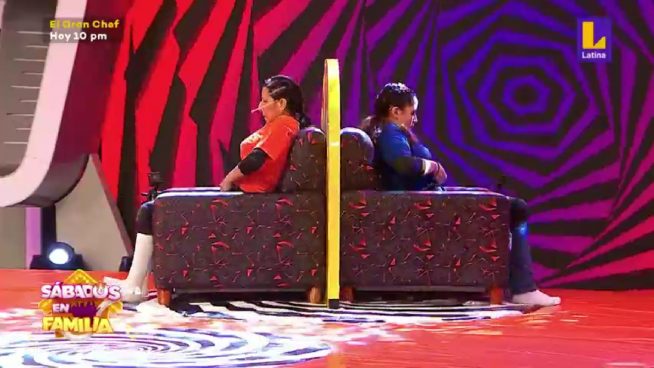 Sábados en Familia: Los Chávez y los Ochoa se enfrentaron en 'Girados'