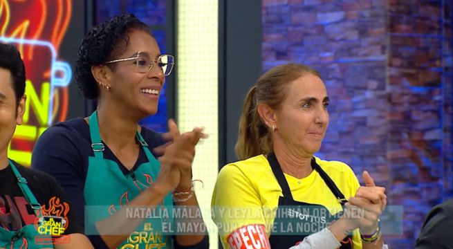 Natalia Málaga y Leyla Chihuán arrasaron en segunda noche de repechaje de El Gran Chef Famosos