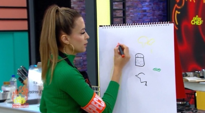 Susan León escoge a Natalia Málaga como dupla para juego de charada en El Gran Chef Famosos