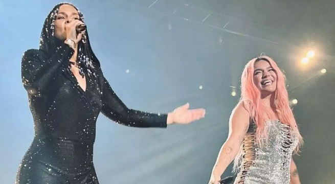 Alicia Keys y Karol G sorprenden al público colombiano al cantar juntas en un inolvidable concierto