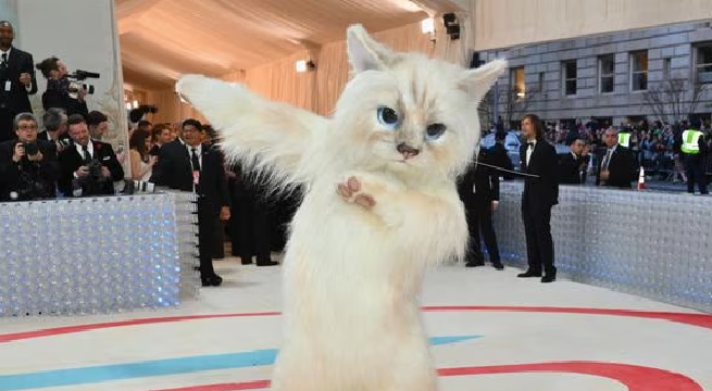 Jared Leto causa sensación en la Met Gala 2023 al presentarse con un atuendo de gato