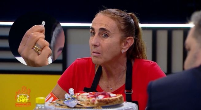 Plástico en la comida: Natalia Málaga fue elogiada pero hallaron algo en su plato de El Gran Chef Famosos