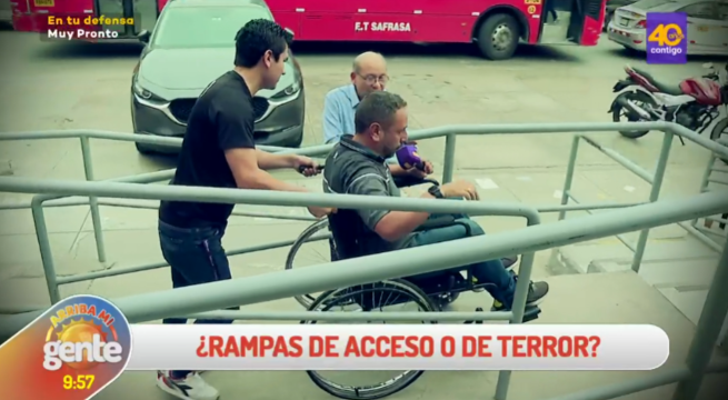 Rampas de terror: Personas con discapacidad denuncian accesos mal construidos en Surco y La Molina