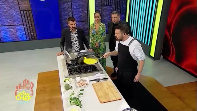 El Gran Chef Famosos: Los participantes prepararon Risotto de ají amarillo con saltado de pollo y langostinos