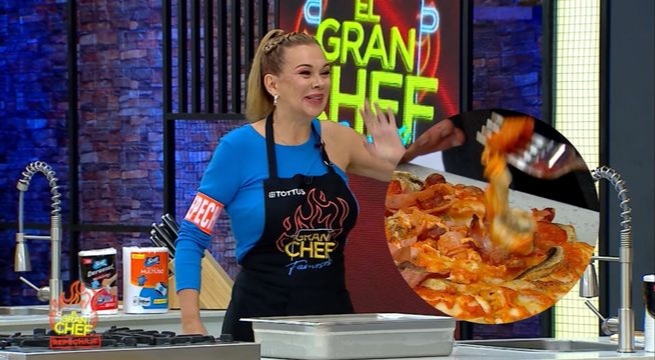 Susan León puso en su sitio a Peláez por burlarse de su pizza cruda repechaje de El Gran Chef Famosos