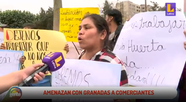 Amenazan con granadas a comerciantes de la feria 'La Huerta Encontrada': “Este es un lugar muy peligroso”