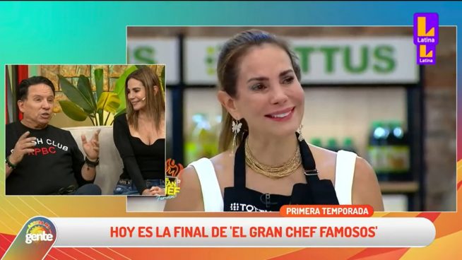 Karina Calmet previo a la final de El Gran Chef Famosos: 
