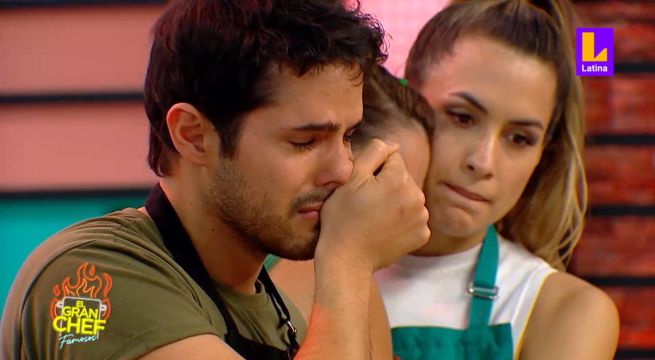 Andrés Vílchez eliminado de El Gran Chef Famosos: El actor no pudo contener las lágrimas al despedirse del programa