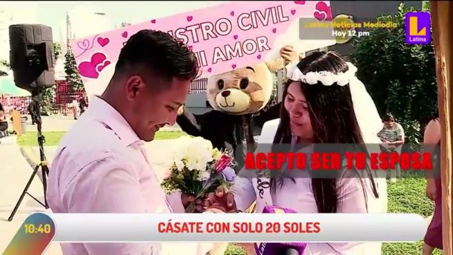 Cásate desde 20 soles: matrimonios simbólicos en San Borja se hacen tendencia en pareja de todas las edades