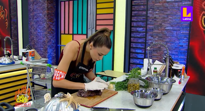 ¿Enloqueció? Milett Figueroa le habló al pulpo en El Gran Chef Famosos para que le salga bien la preparación