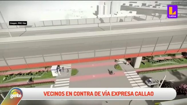Vía expresa en Callao: vecinos se oponen a la construcción