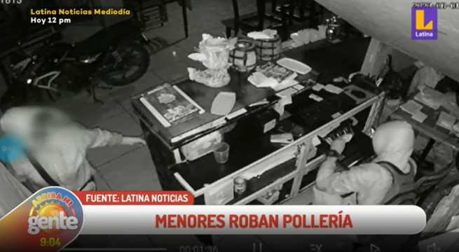 Jóvenes que robaron pollería en San Martin de Porres tenían antecedentes desde los 11 años