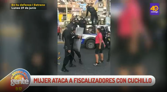 Independencia: comerciante atacó a fiscalizadores para evitar que incauten sus productos