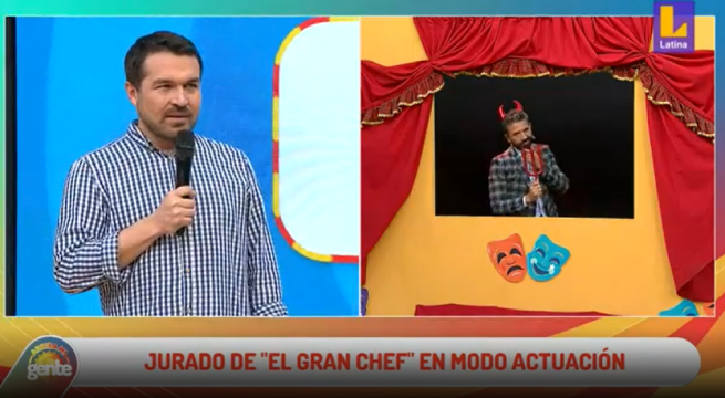 Fernando, Maju y Karina interpretaron a diferentes personajes en reto con integrantes de El Gran Chef Famosos