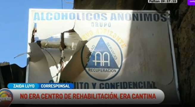Huancayo: Llevaba nombre de centro de rehabilitación pero era una cantina clandestina