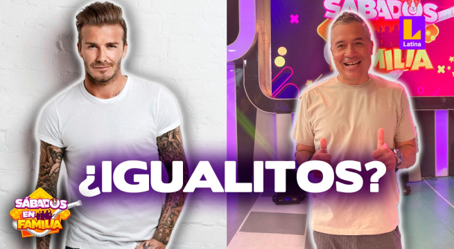 ¿Igualitos? André Castañeda comparó a Mathías Brivio con David Beckham en 'Atormentados'