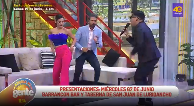 Fernando Díaz y Karina Borrero demostraron sus mejores pasos al ritmo de Manolito y su Trabuco