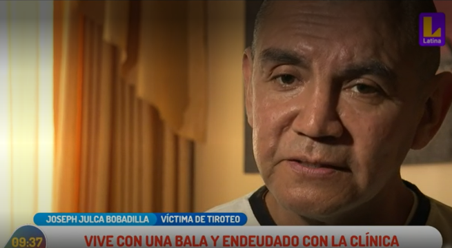 Fue herido en tiroteo y ahora está endeudado con clínica: “Yo imagino que me han disparado los policías”  