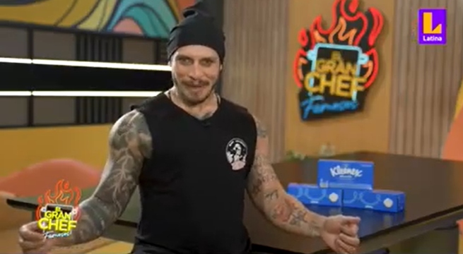 Como la Máscara: Nico Ponce repite ingredientes de plato de El Gran Chef Famosos al estilo Jim Carrey