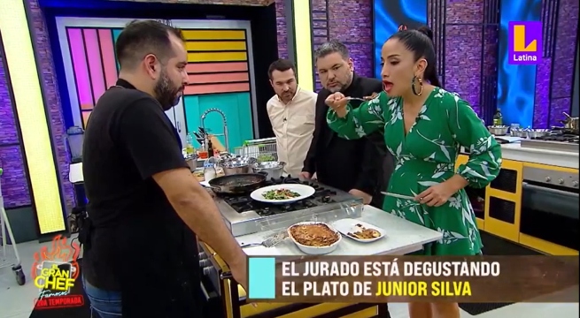 Era lasaña, no sopa de berenjena: jurado descalificó plato de Junior Silva en El Gran Chef Famosos