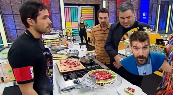 Momento de traer la motosierra: Peláez se burló de Andrés Vílchez por apenas cortar trozo de tarta en El Gran Chef Famosos
